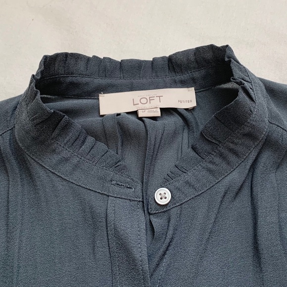LOFT Tops - LOFT Chiffon Button Front Blouse